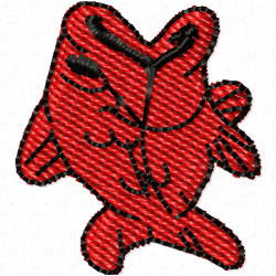 Fishes Embroidery Design 4 Fishes Embroidery Design 4